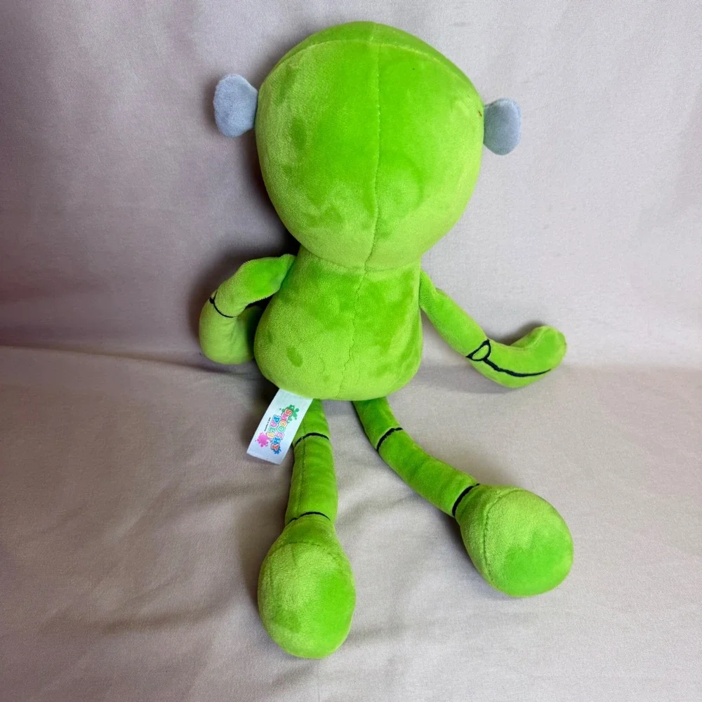 Smoochy Pals Neon Green Skeleton Frankenstein Monster Plush Soft Squishy Toy